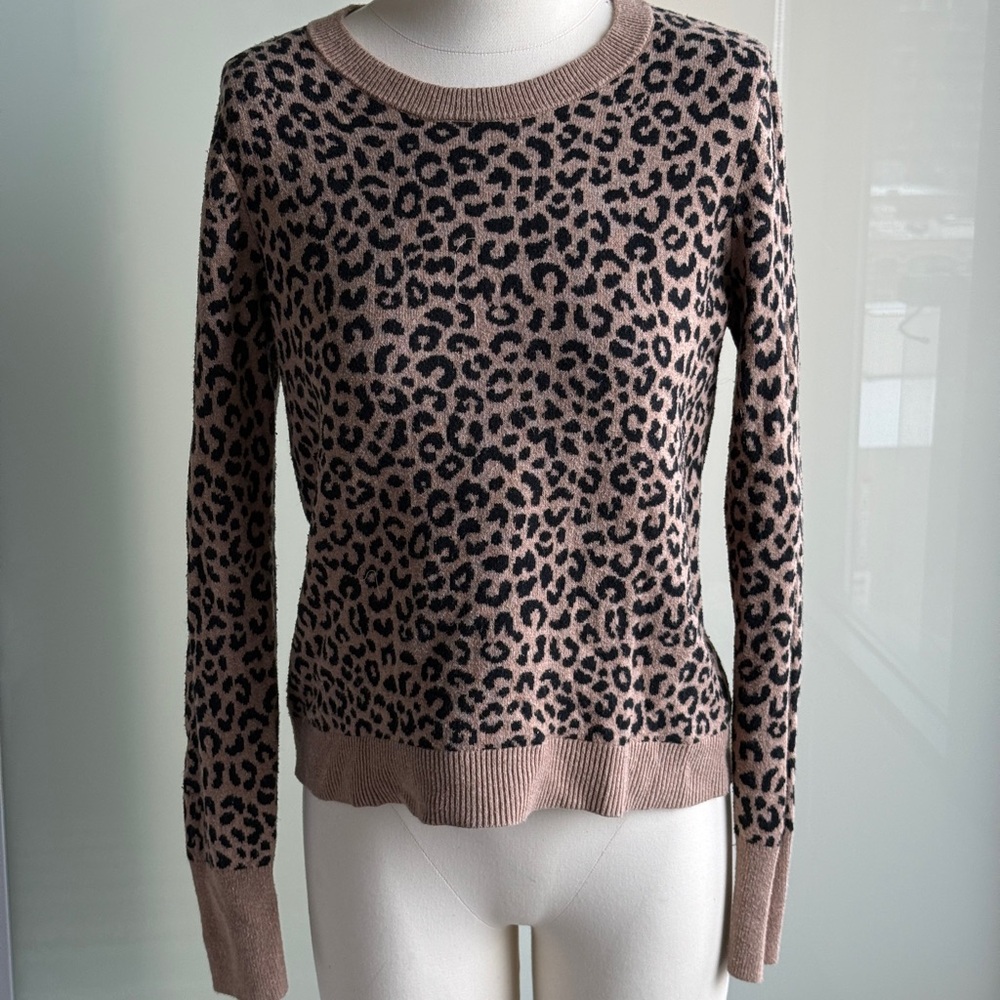 Leopard Print Women's Sweater
